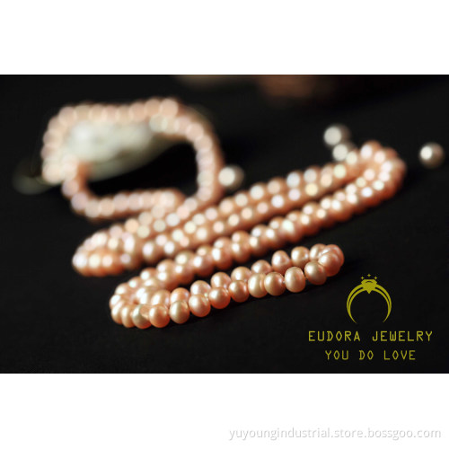 Fashion Female Beautiful Freshwater Pearl Necklace (XL0901)
